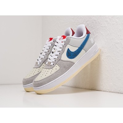 Кроссовки NIKE x Undefeated Air Force 1 Low цвет Серый арт. 27104