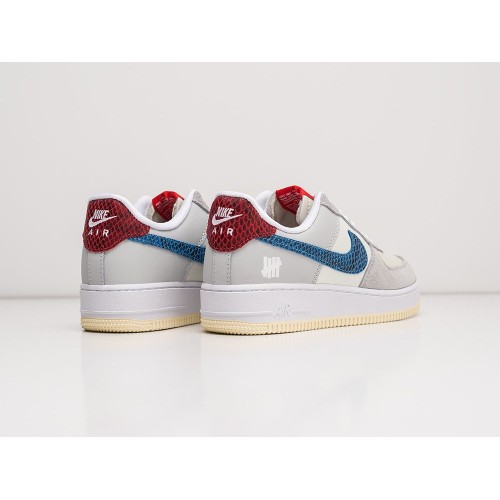 Кроссовки NIKE x Undefeated Air Force 1 Low цвет Серый арт. 27104