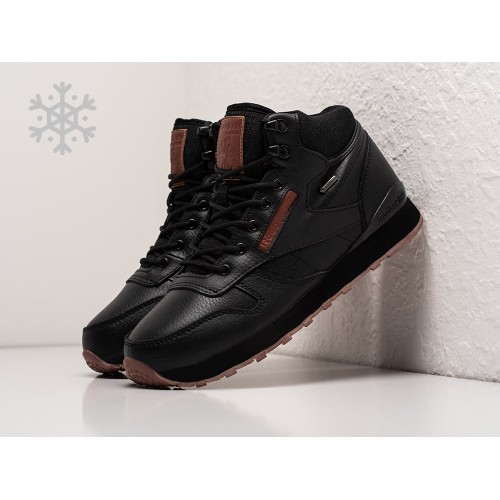 Зимние Кроссовки REEBOK Classic Leather Mid Ripple цвет Черный арт. 32136