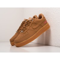 Кроссовки Supreme x NIKE Air Force 1 Low цвет Бежевый арт. 30623