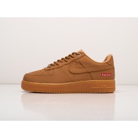 Кроссовки Supreme x NIKE Air Force 1 Low цвет Бежевый арт. 30623