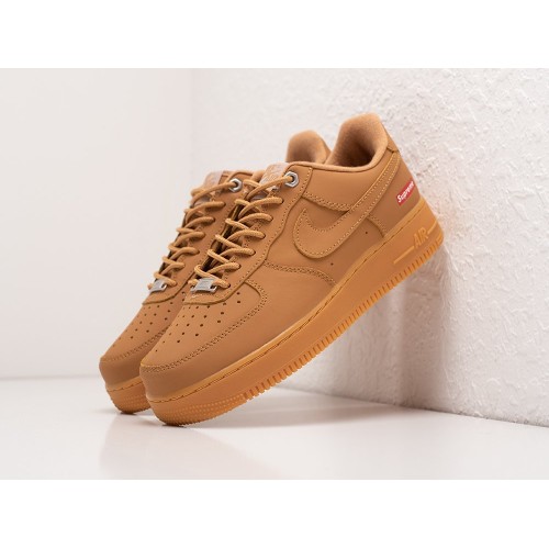 Кроссовки Supreme x NIKE Air Force 1 Low цвет Бежевый арт. 30624