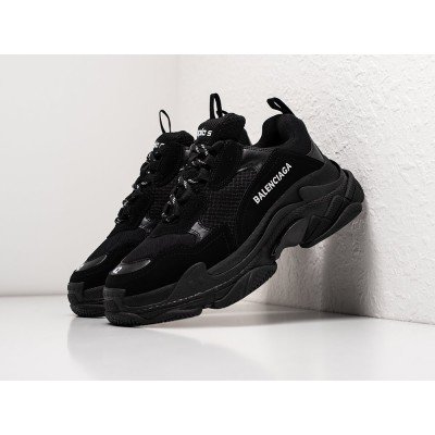 Кроссовки BALENCIAGA Triple S цвет Черный арт. 9725