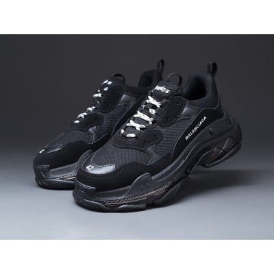 Кроссовки BALENCIAGA Triple S Сlear Sole цвет Черный арт. 15979