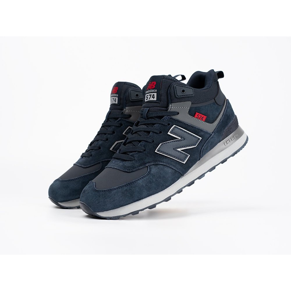 Зимние Кроссовки NEW BALANCE 574 Mid цвет Синий арт. 43729