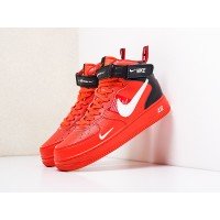 Кроссовки NIKE Air Force 1 07 Mid LV8 цвет Красный арт. 13831