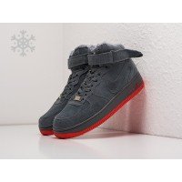 Зимние Кроссовки NIKE Air Force 1 Hi цвет Серый арт. 26699