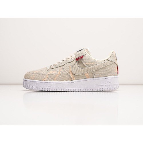 Кроссовки Levi’s x NIKE Air Force 1 Low цвет Бежевый арт. 39185