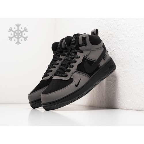 Зимние Кроссовки NIKE Air Force 1 Mid цвет Серый арт. 38644