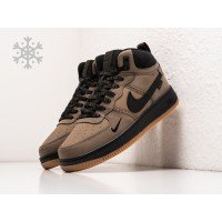 Зимние Кроссовки NIKE Air Force 1 Mid цвет Зеленый арт. 38648