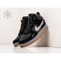 Зимние Кроссовки NIKE Air Force 1 Mid цвет Черный арт. 38653