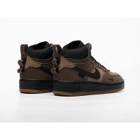 Зимние Кроссовки NIKE Air Force 1 Mid цвет Коричневый арт. 43564