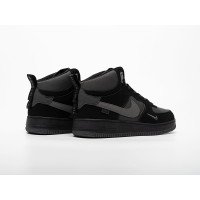 Зимние Кроссовки NIKE Air Force 1 Mid цвет Черный арт. 43590