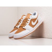 Кроссовки NIKE Air JORDAN 1 Low цвет Бежевый арт. 37543