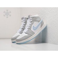 Зимние Кроссовки NIKE Air JORDAN 1 Mid цвет Разноцветный арт. 30981