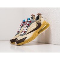 Кроссовки NIKE Air Max 270 React ENG x Travis Scott цвет Бежевый арт. 26935