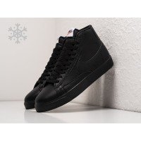 Зимние Кроссовки NIKE Blazer Mid цвет Черный арт. 32891