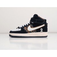 Кроссовки NIKE x DIOR Air Force 1 цвет Черный арт. 26896