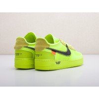 Кроссовки NIKE x OFF-White Air Force 1 Low цвет Зеленый арт. 17245