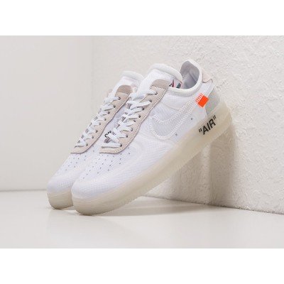 Кроссовки NIKE x OFF-White Air Force 1 Low цвет Белый арт. 19740