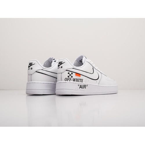 Кроссовки NIKE x OFF-White Air Force 1 Low цвет Белый арт. 23366